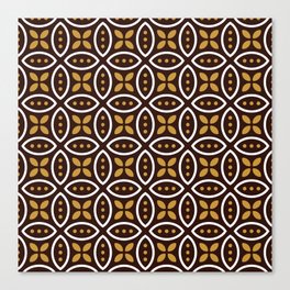Batik Sarong Textile 8 Canvas Print