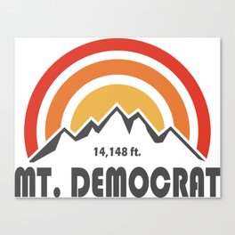 Mt. Democrat Colorado Canvas Print