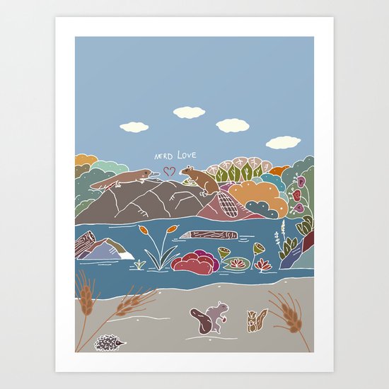 NERD Love Art Print