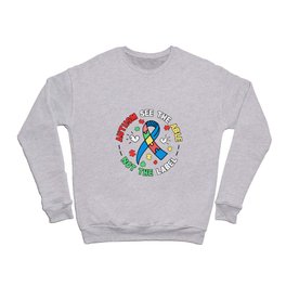 Support Autism Awareness Month Campaign Crewneck Sweatshirt