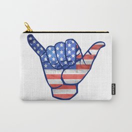 Shaka USA Carry-All Pouch | Us, Flag, Graphicdesign, Stripes, United, Usa, States, America, American, Stars 