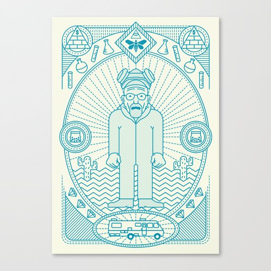 Crystal Blue Jam Canvas Print