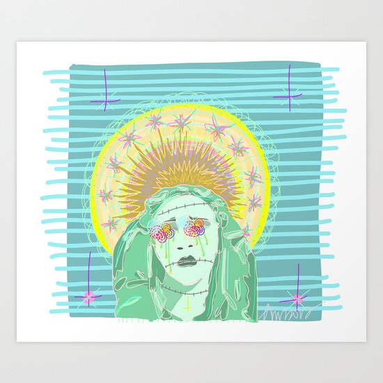 "Pastel Oppression" Art Print