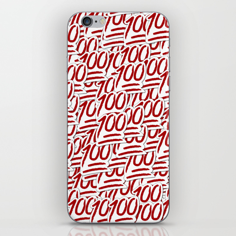 100 Emoji Iphone Skin By Astroshop Society6