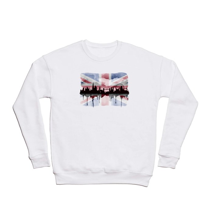 Great British Flag London Skyline 2 Crewneck Sweatshirt