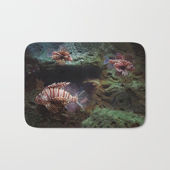 Everything's Fine on the Lion Fishway Bath Mat