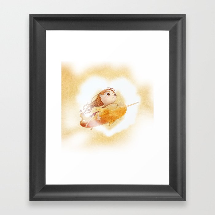 Narwhal Framed Art Print