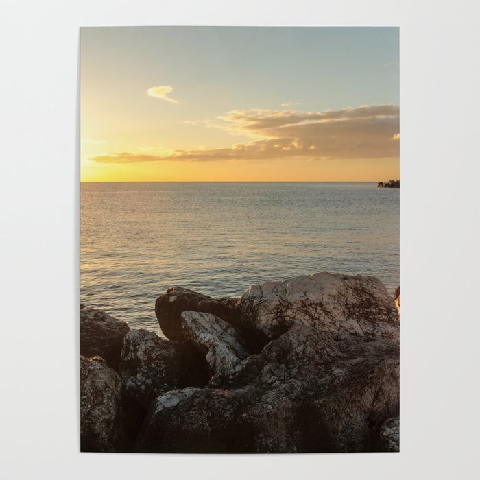 Sunrise at Fuengirola Poster