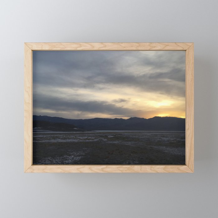 Death Valley Framed Mini Art Print
