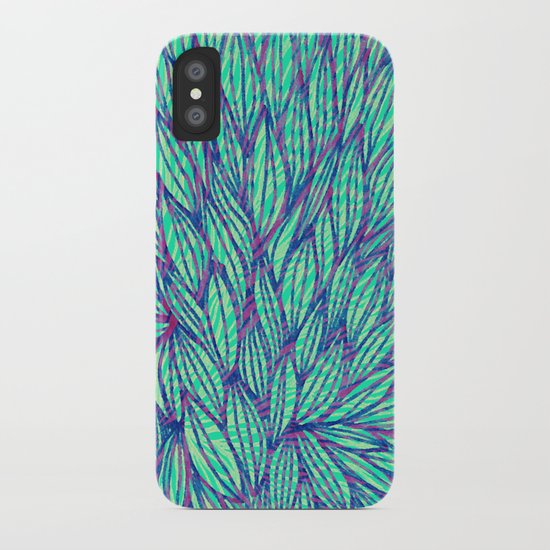 Natural leaves iPhone Case