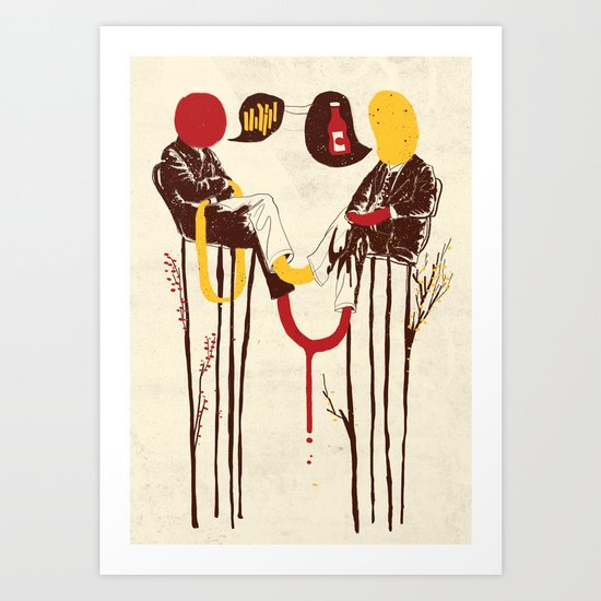 The Negotiation Art Print