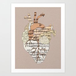 Sound Of My Heart Art Print