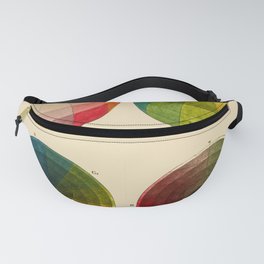 Color Sphere Vintage Illustration Drawn by Phillip Otto Fanny Pack