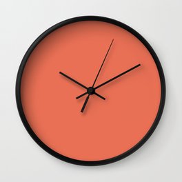 Red Fire Wall Clock