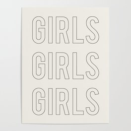 GIRLS GIRLS GIRLS Poster