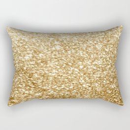 Gold glitter Rectangular Pillow