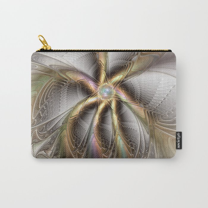 Wall Decor, Abstract Fractal Art Carry-All Pouch