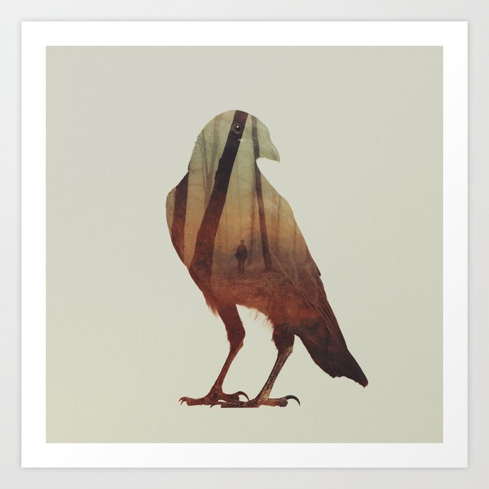 Discover the motif CROW by Andreas Lie as a print at TOPPOSTER