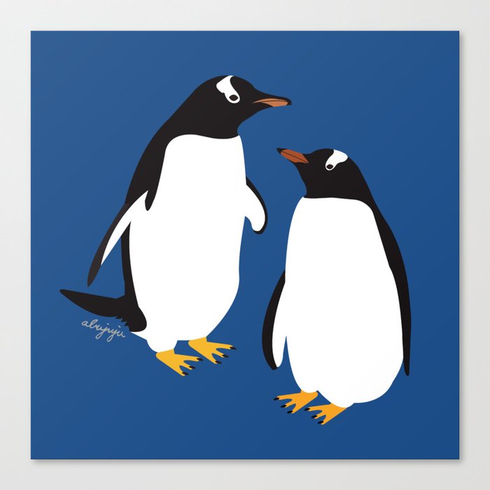 Gentoo penguin Canvas Print