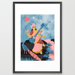 Saraswati Framed Art Print