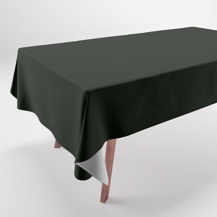 Deep Black Tablecloth