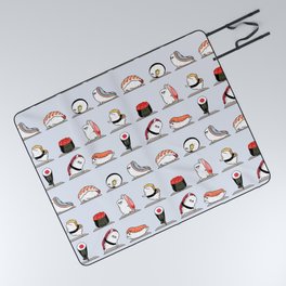 Sushi Yoga Picnic Blanket