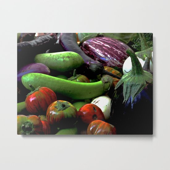 At the Farmer's Table Metal Print