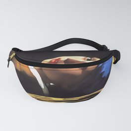 Girl with a Pearl Earring After Johannes Vermeer Fanny Pack