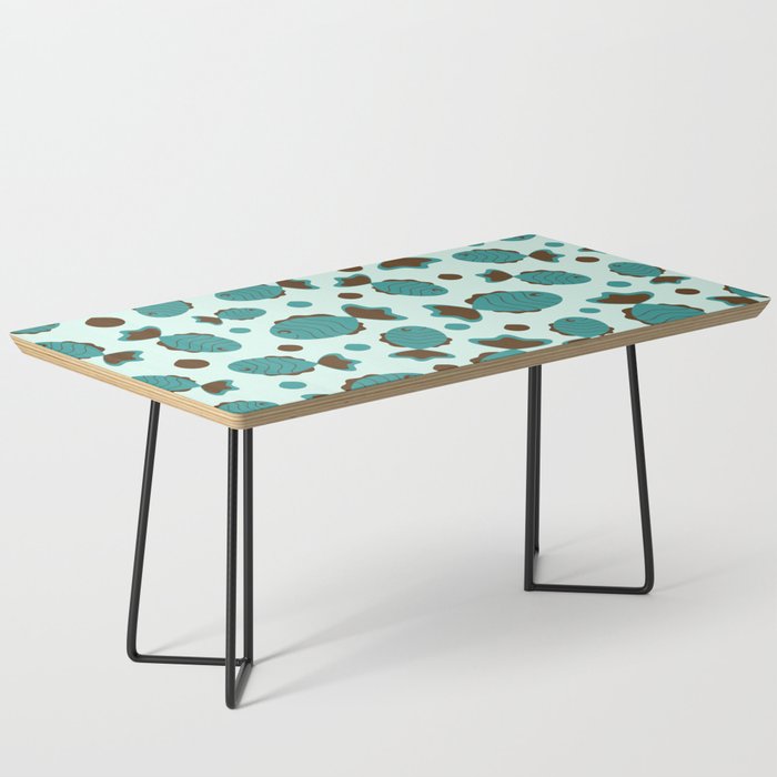 Marine pattern with fish Coffee Table