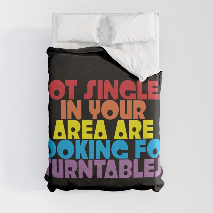 Hot Singles Duvet Cover