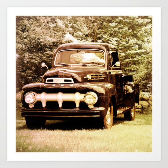 Ford in a Field Art Print