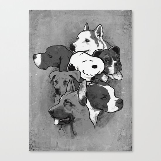 Dogs Canvas Print