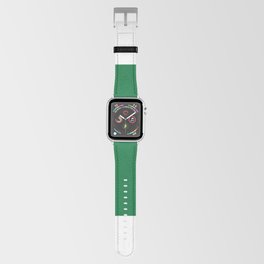 T (Olive & White Letter) Apple Watch Band
