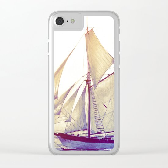 Afternoon Sail Clear iPhone Case