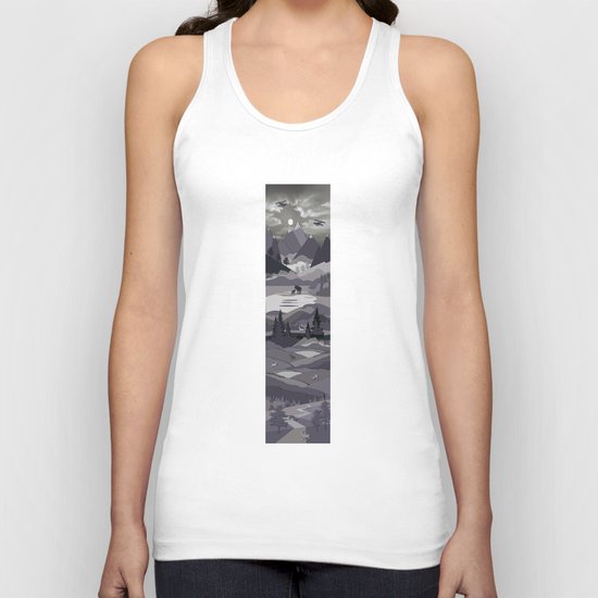 Up The Mountains Unisex Tank Top