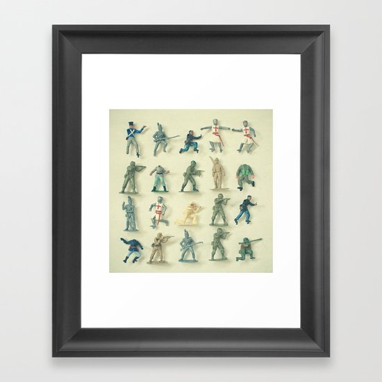 Broken Army Framed Art Print