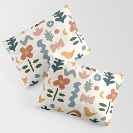Cut shapes colorful pattern (rainbow) Pillow Sham