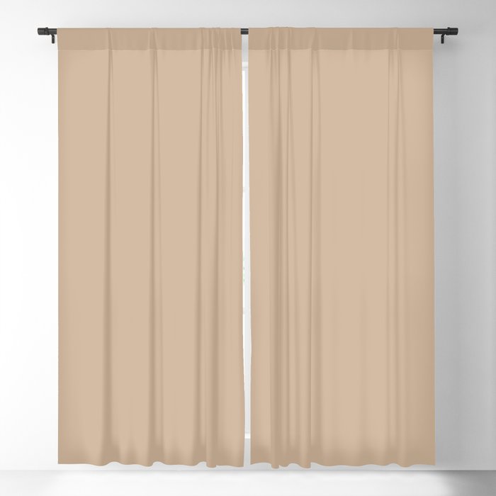 Down To Earth Beige Solid Color Pairs To Valspars 2021 Color of the Year Maple Leaf 2008-8B Blackout Curtain
