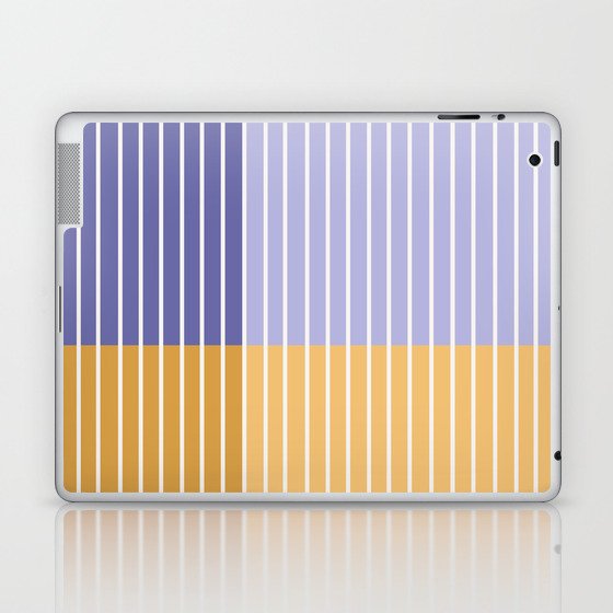 Color Block Line Abstract XXI Laptop & iPad Skin
