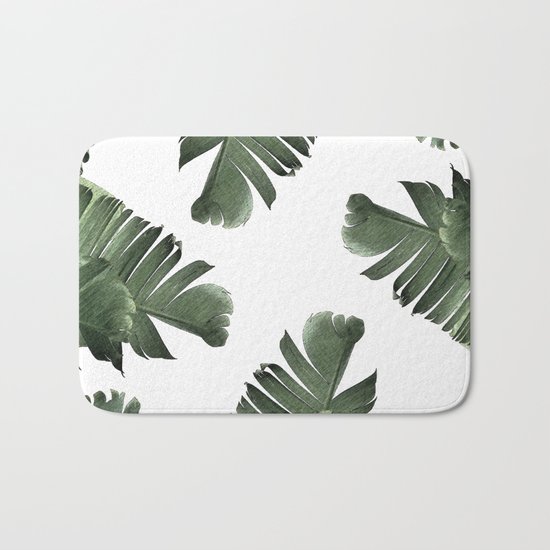 Banana Leaf Frenzy #society6 Bath Mat