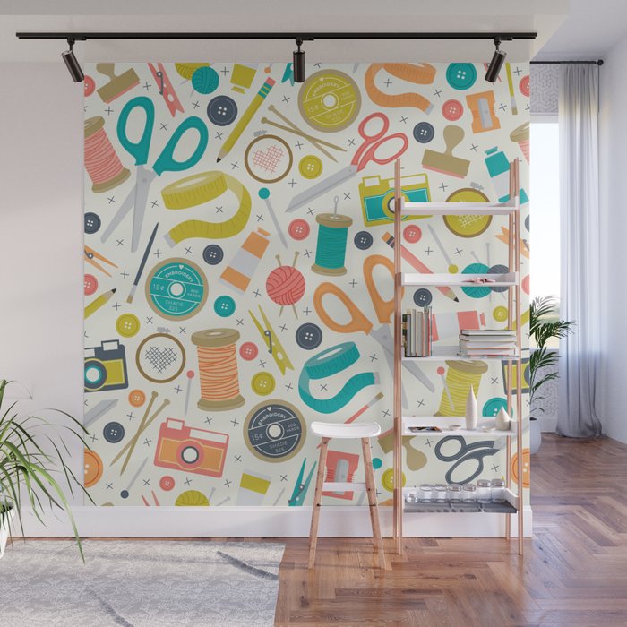 Get Crafty Wall Mural