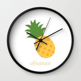Ananas Wall Clock