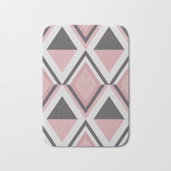 GEOMETRIC PATTERN 10a Bath Mat