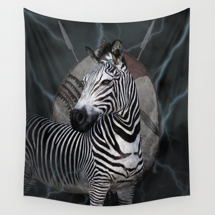 SPIRIT ZEBRA Wall Tapestry