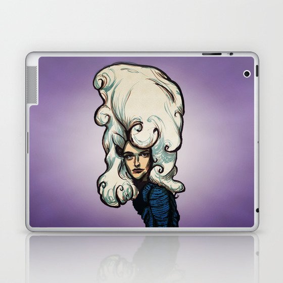 Marshmallow Hair Laptop & iPad Skin