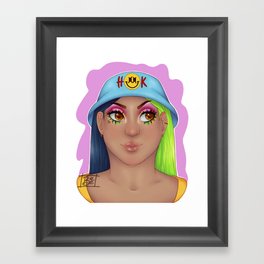 Who Is She?? Framed Art Print