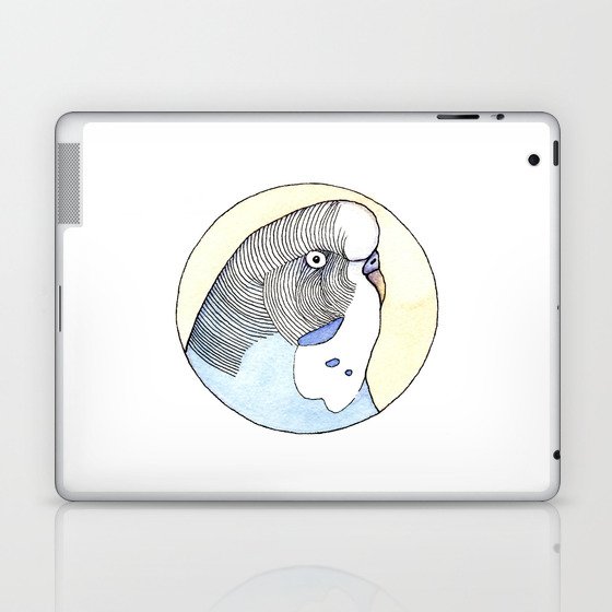 Parakeet Portrait  Laptop & iPad Skin