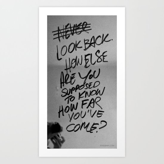 LookBack Art Print