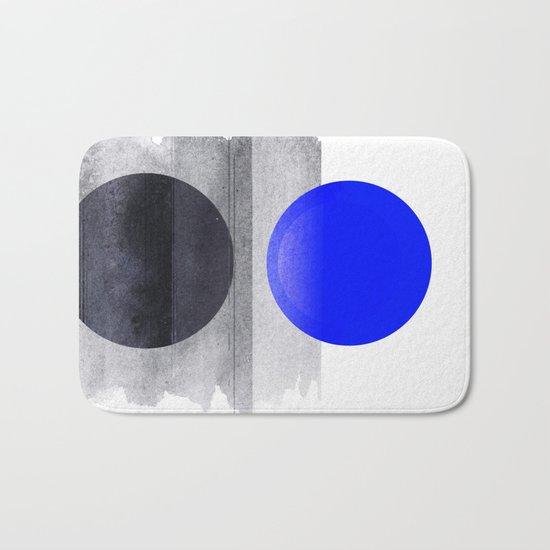 Blue #Planet Bath Mat