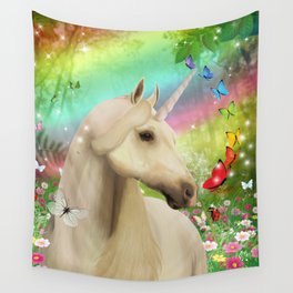 Magical Forest Unicorn Wall Tapestry